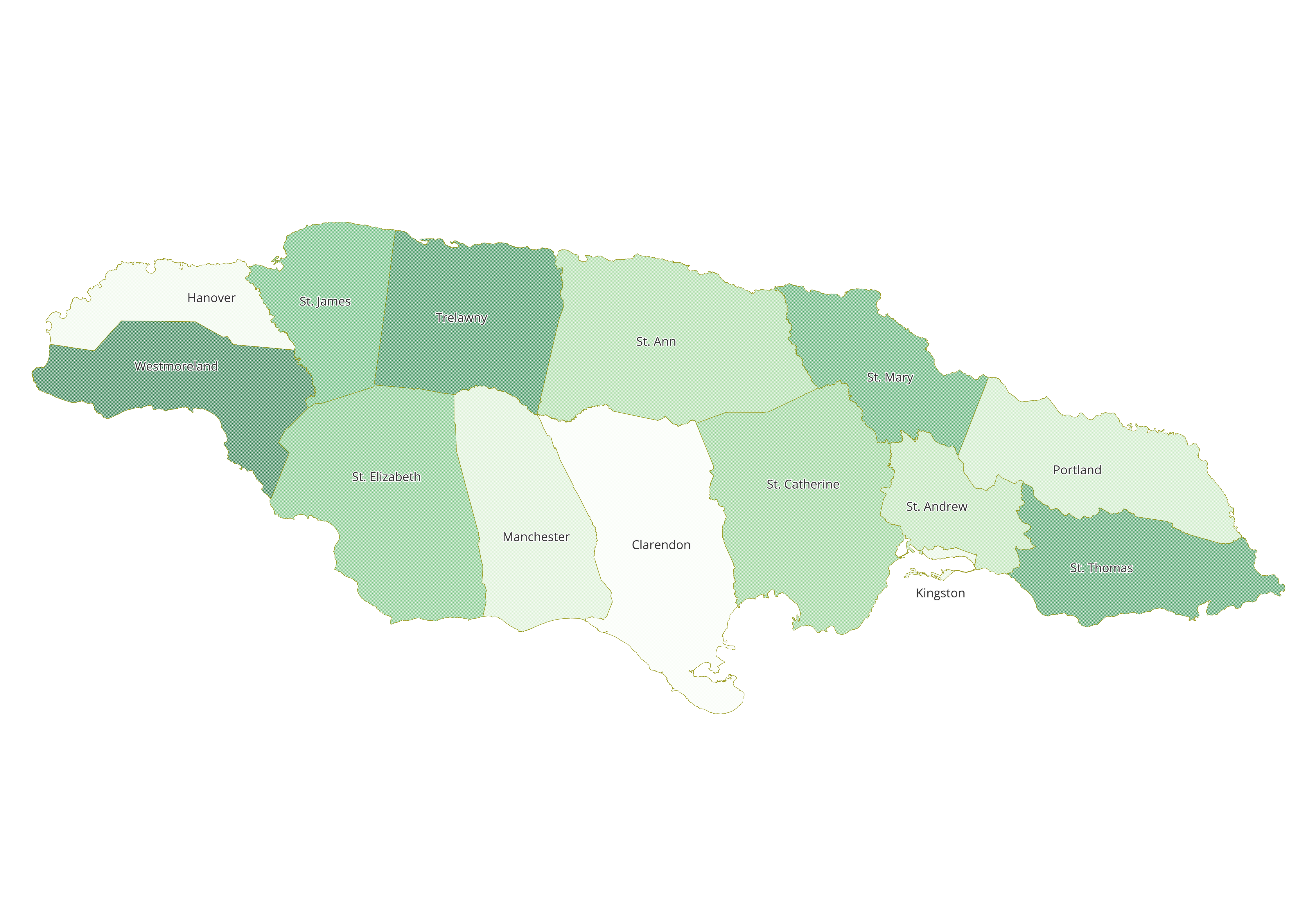 Finding the centre of Jamaica.